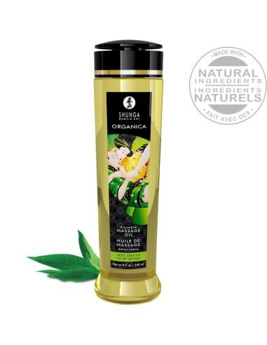Shunga - aceite de masaje orgÁnico te verde 240 ml