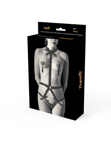 Coquette chic desire - lingerie set con pezoneras deluxe