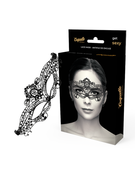 Coquette chic desire - antifaz encaje negro fino