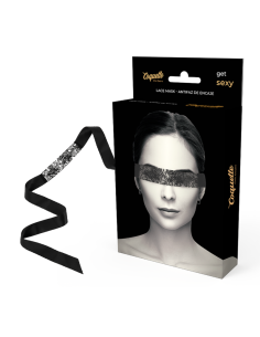 Coquette chic desire - antifaz encaje negro cinta