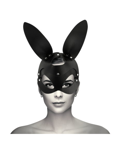 Coquette chic desire - mascara cuero vegano con orejas de conejo