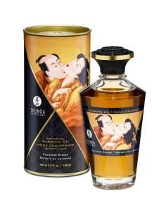 Shunga - aceite masaje efecto calor sabor caramelo 100 ml