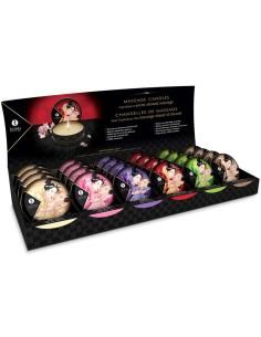 Shunga - mini caress by candlelight display velas masaje 24 uds