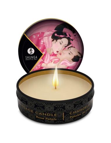 Shunga - mini caress by candlelight display velas masaje 24 uds