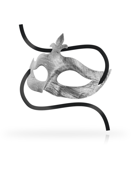 Ohmama - masks antifaz flor de lis silver