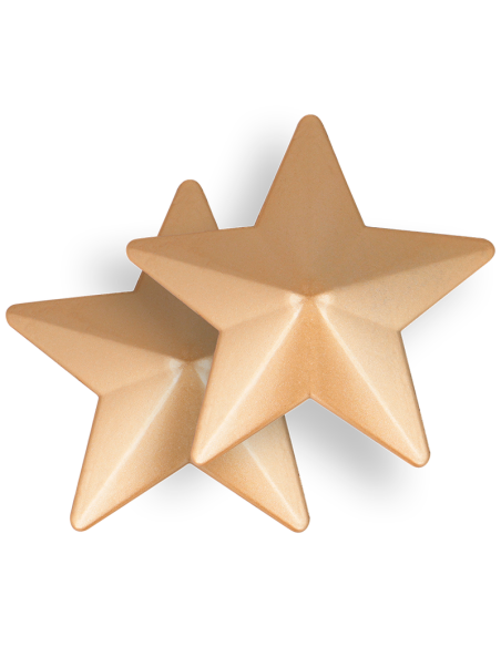 Coquette chic desire - cubre pezones metal estrellas