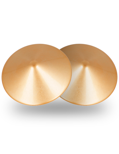 Coquette chic desire - cubre pezones metal circulos dorados