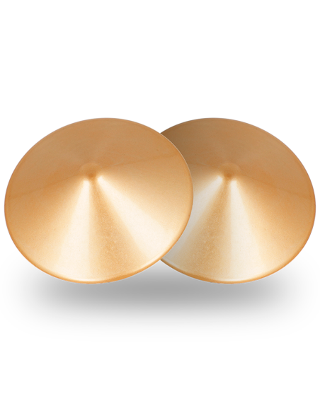 Coquette chic desire - cubre pezones metal circulos dorados