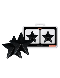 Coquette chic desire - cubre pezones metal estrellas negras