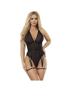 Subblime - 954154 body con liguero negro l/xl