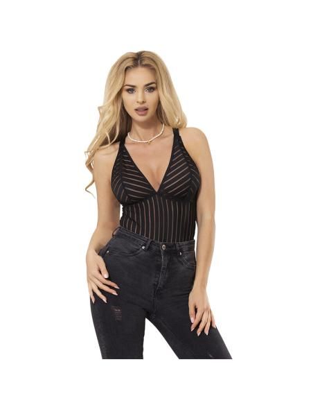 Subblime - 954154 body con liguero negro l/xl