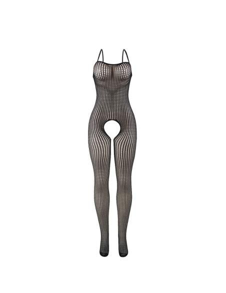 Subblime - 951726 bodystocking crotchless de rejilla elÁstico negro talla Única