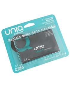 Uniq - smart preservativos pre-erecciÓn sin latex 3 unidades 2