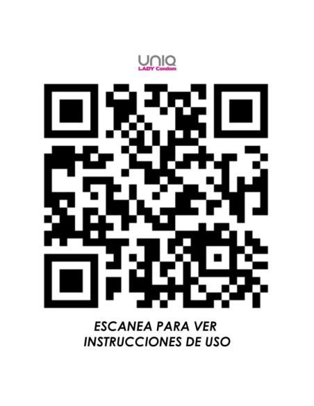 Uniq - lady condom preservativos femeninos con liguero sin latex 3 unidades