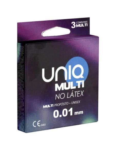 Uniq - multi preservativos sin latex 3 unidades