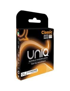 Uniq - classic preservativos sin latex 3 unidades