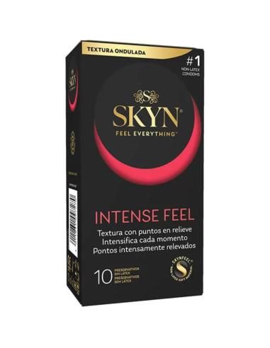 Skyn - preservativo intense feel textura con diseÑo ondulado 10 unidades