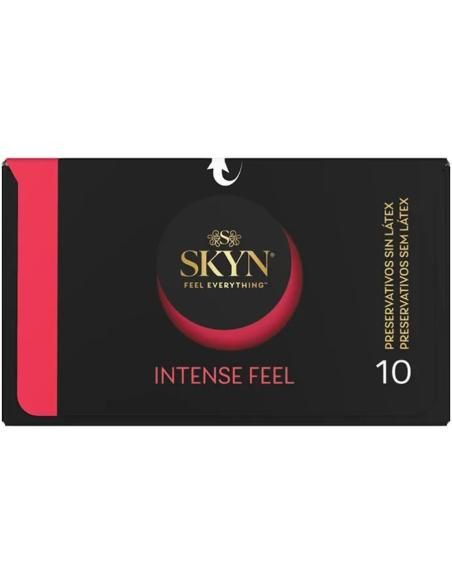 Skyn - preservativo intense feel textura con diseÑo ondulado 10 unidades
