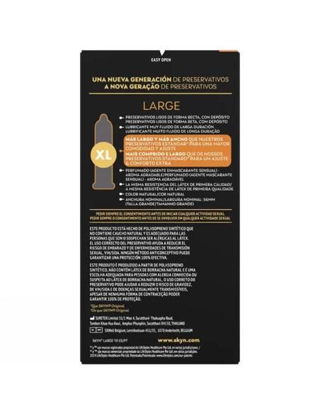 Skyn - preservativo large ajuste extra 10 unidades