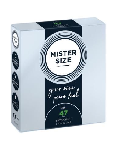 Mister size - preservativos talla xs 47 mm (3 unidades)