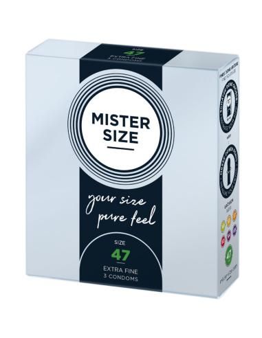 Mister size - preservativos talla xs 47 mm (3 unidades)
