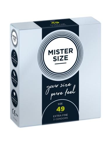 Mister size - preservativos talla s 49 mm (3 unidades)