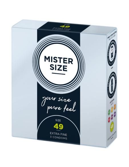 Mister size - preservativos talla s 49 mm (3 unidades)