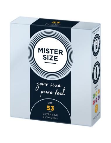 Mister size - preservativos talla m 53 mm (3 unidades)