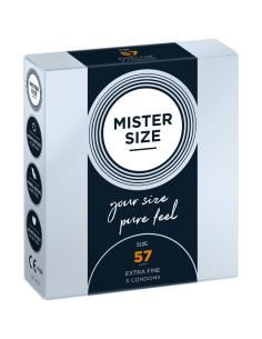 Mister size - preservativos talla l 57 mm (3 unidades)