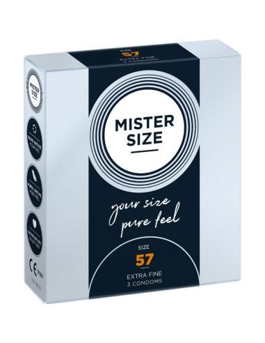 Mister size - preservativos talla l 57 mm (3 unidades)
