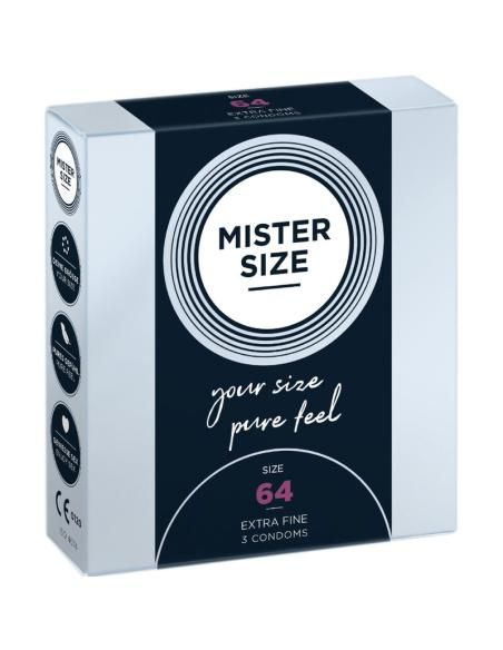 Mister size - preservativos talla xxl 64 mm (3 unidades)