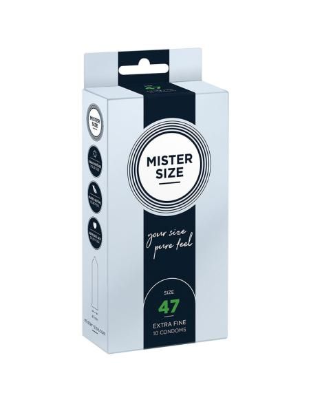 Mister size - preservativos talla xs 47 mm (10 unidades)