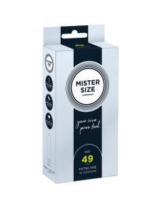 Mister size - preservativos talla s 49 mm (10 unidades)