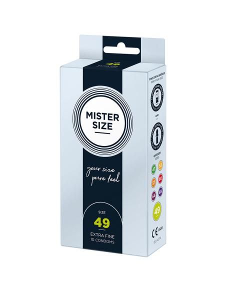 Mister size - preservativos talla s 49 mm (10 unidades)