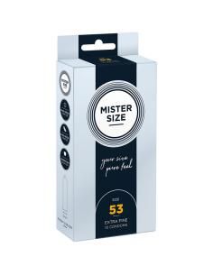 Mister size - preservativos talla m 53 mm (10 unidades)