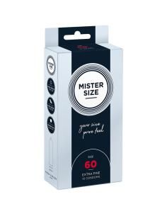 Mister size - preservativos talla xl 60 mm (10 unidades)
