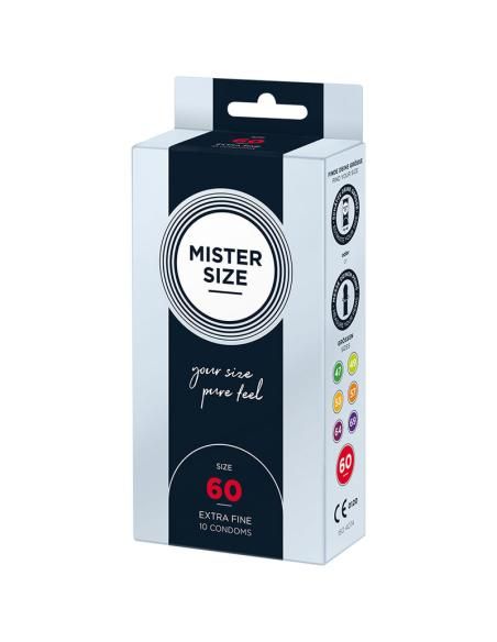 Mister size - preservativos talla xl 60 mm (10 unidades)
