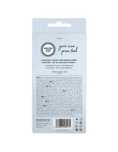 Mister size - preservativos talla xxl 64 mm (10 unidades)