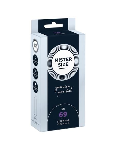 Mister size - preservativos talla xxxl 69 mm (10 unidades)