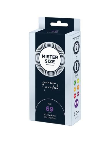 Mister size - preservativos talla xxxl 69 mm (10 unidades)