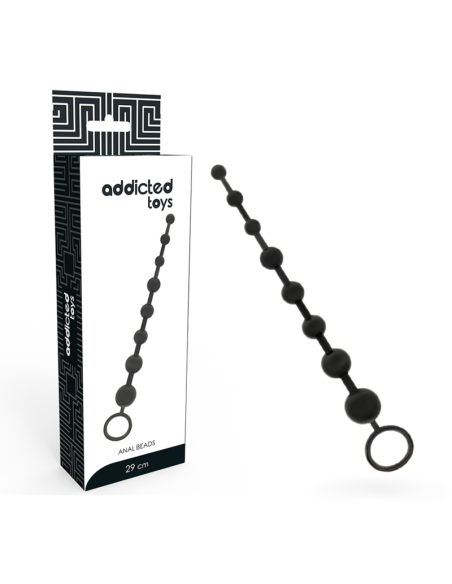Addicted toys - anal beads 29 cm negro