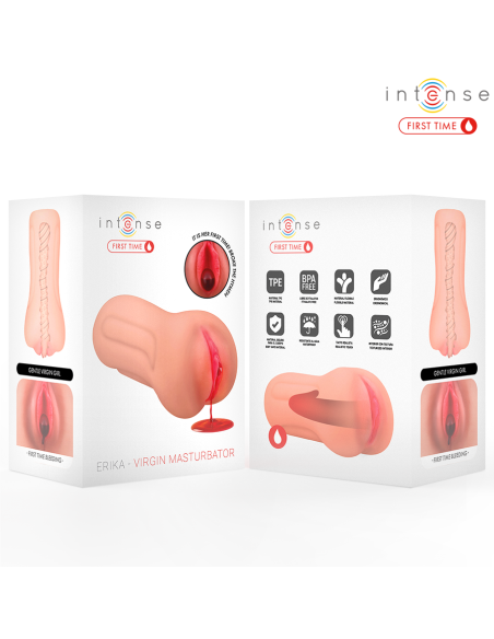Intense first time - erika vagina virgen con himen y sangrado
