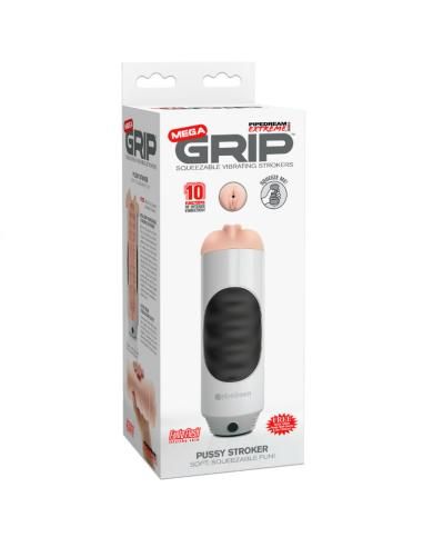 Extreme toyz - pipedream mega grip vagina masturbador vibrador