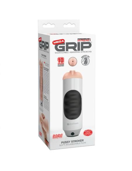 Extreme toyz - pipedream mega grip vagina masturbador vibrador