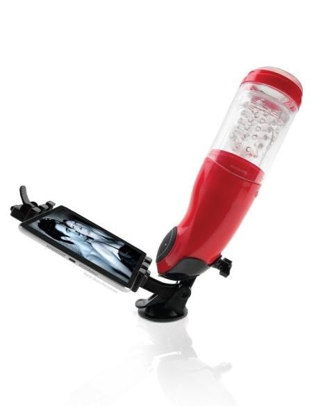 Extreme toyz - pdx mega bator usb masturbador masculino boca rojo