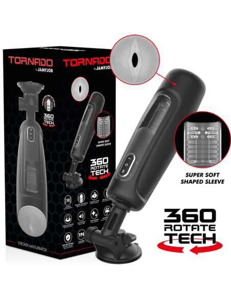 Jamyjob - tornado masturbador 360 rotate tech