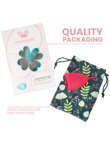 Intimichic - copa menstrual silicona medica - talla s