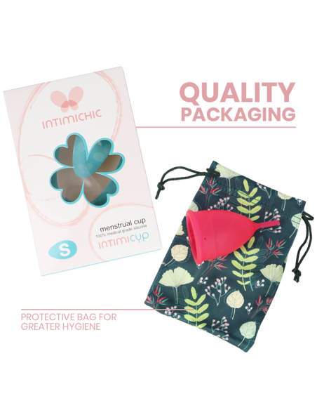 Intimichic - copa menstrual silicona medica - talla s