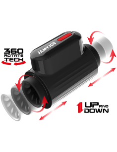 Jamyjob - vortex masturbador turbo con empuje y rotaciÓn 360 up and down