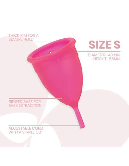 Intimichic - copa menstrual silicona medica - talla s